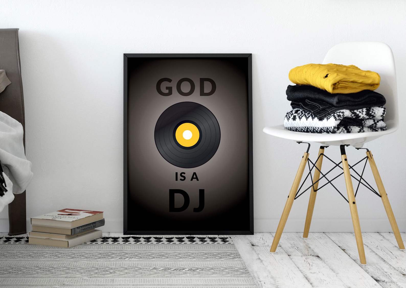 Poster God is a DJ Faithless Lyrics Etsy