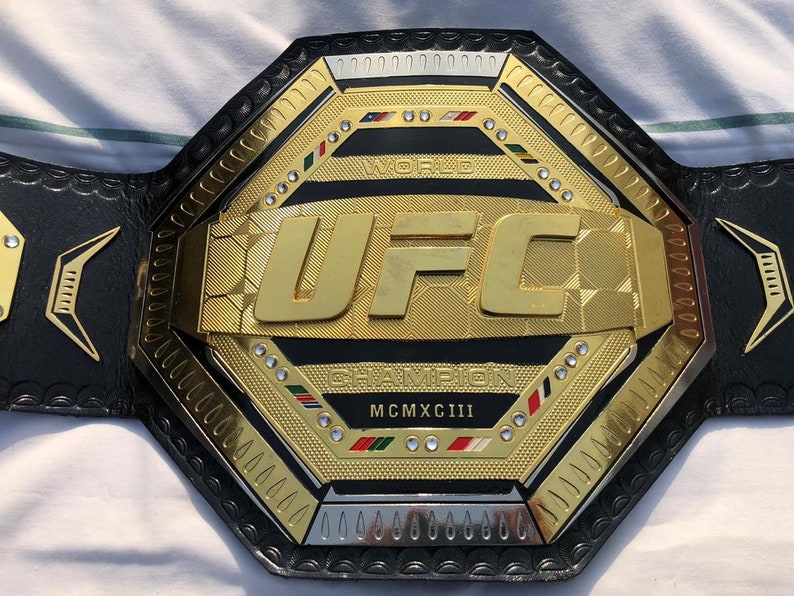 UFC champion belt replica adult size belt 2 mm brass gold Etsy
