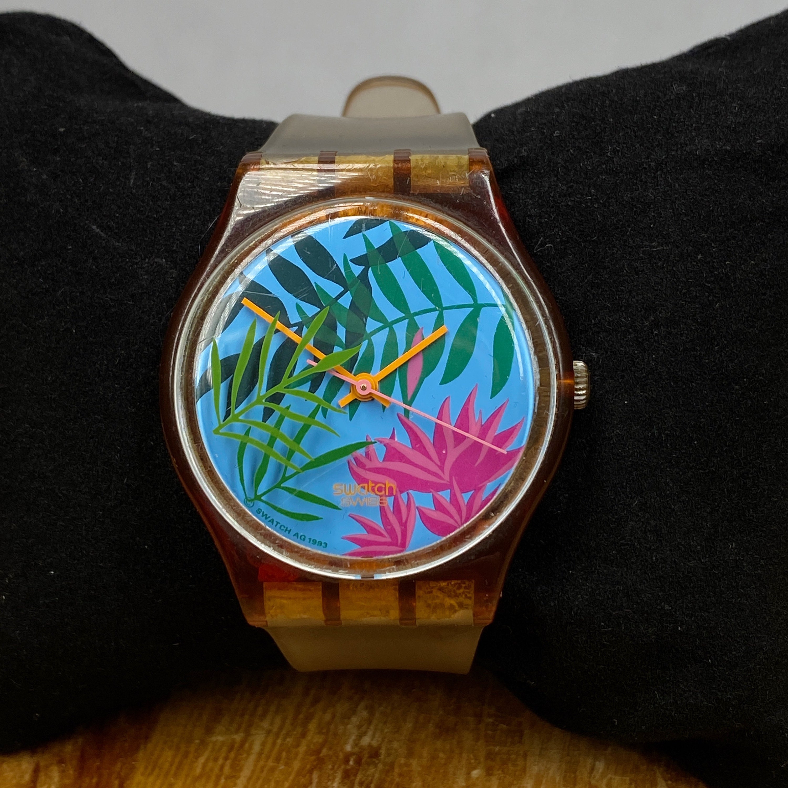 Swatch floral shop watch