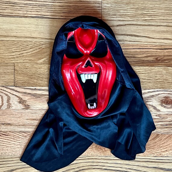 Vintage Very Rare Red Devil Mask - image 2