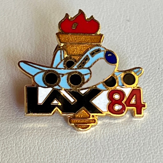 LAX Airport 1984 Olympic Collectors Lapel Pin