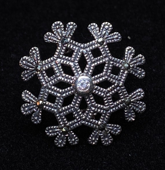 Sterling Silver Snowflake - image 1