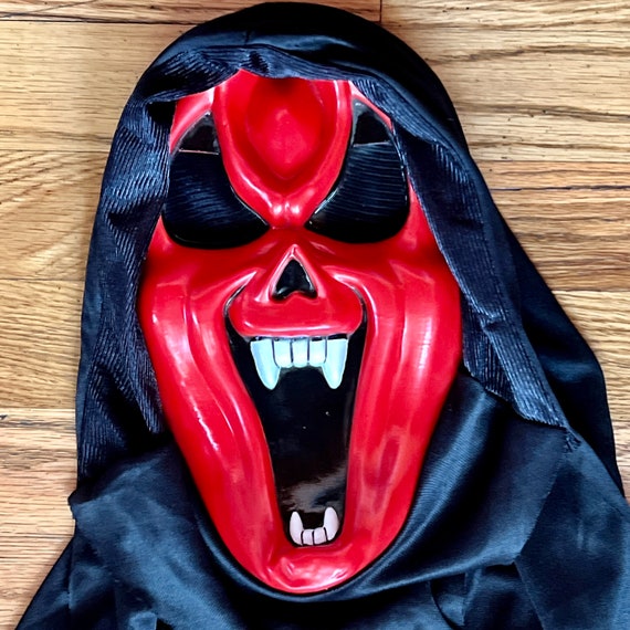 Vintage Very Rare Red Devil Mask - image 1