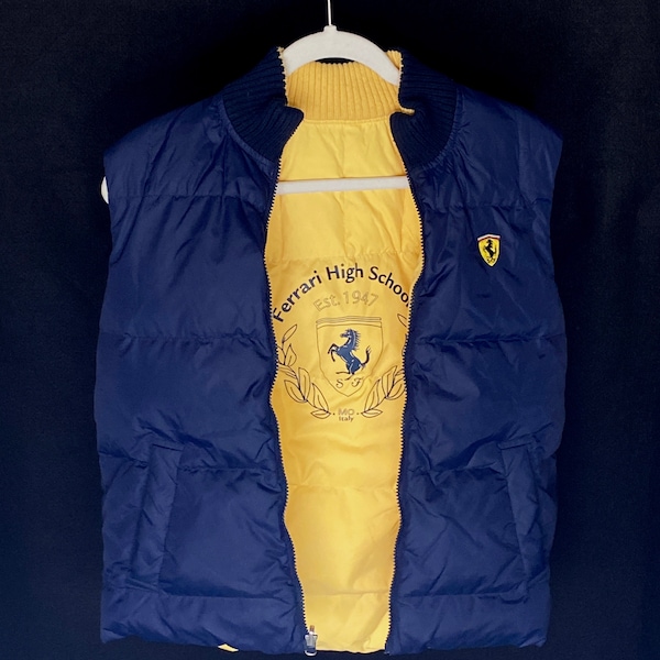 Official Ferrari Reversible Vest Youth Size M