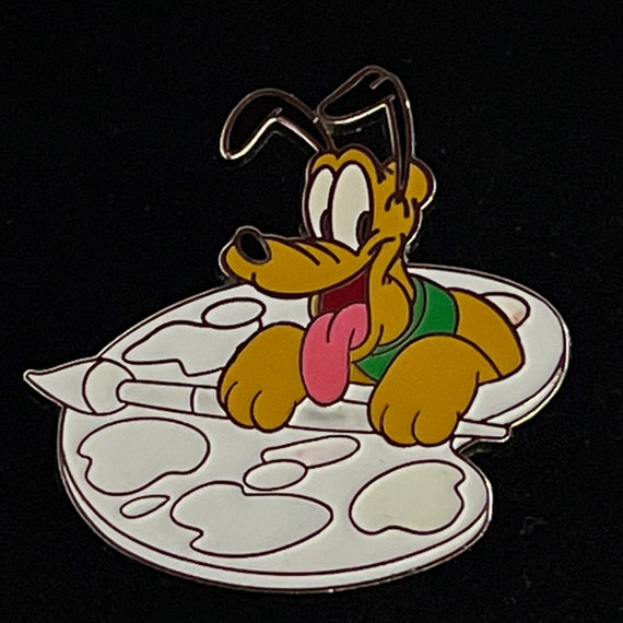 Color Your Own Mickey and Friends Pluto Disney Pin - image 1