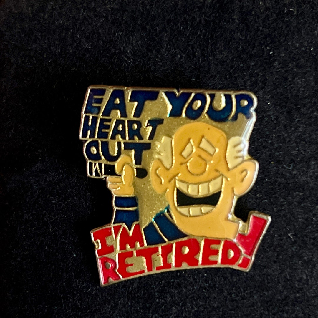 Vintage Retirement Pin Etsy