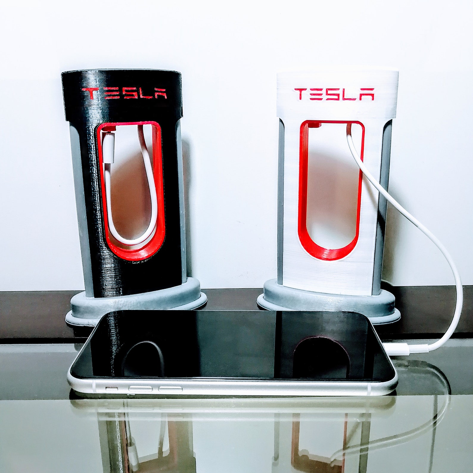Tesla Supercharger 3D Printed Miniature Phone Charger Etsy