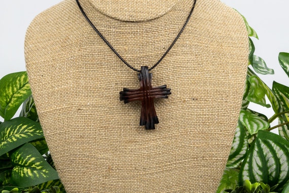 Christian Cross Necklace Handmade Jewelry. Cross Jewelry