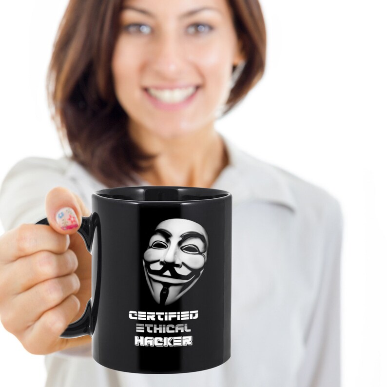 Coffee Mug certified ethical hacker cybersecurity Etsy