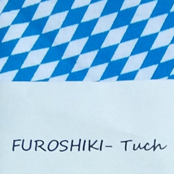 FUROSHIKI-Tuch - 3 Größen verfügabr  Nachhaltig Verpacken Geschenketuch Bayern Design