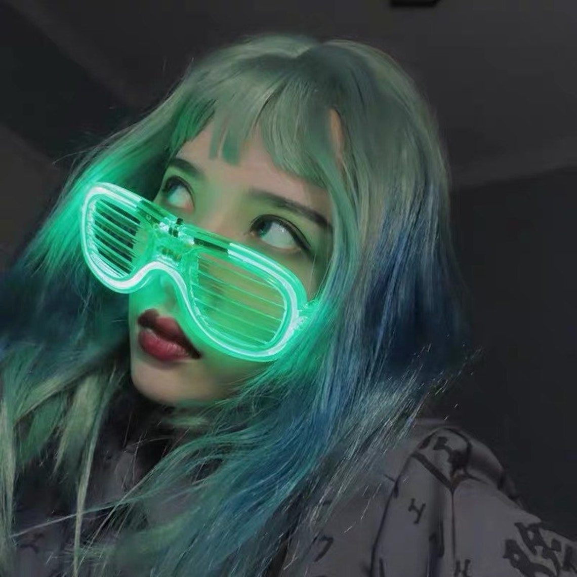 Cyber LED glass / Lighting Glass / Tiktok / Partying / Etsy