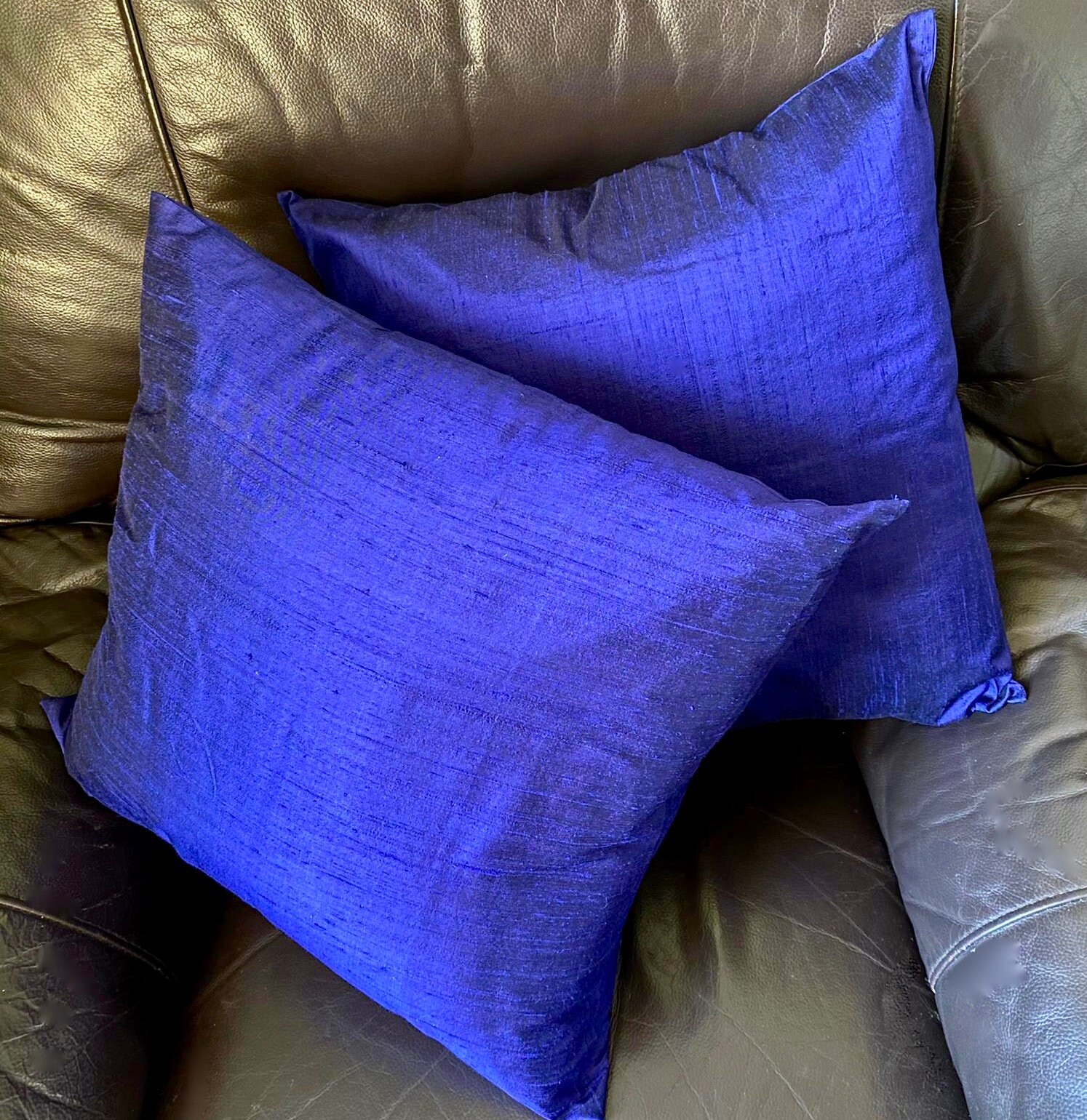 Silk Cushion Covers. Approx 42cm X 42cm. 100 Dupion Silk in Etsy UK