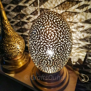 Moroccan Lantern Design, Golden Light Lamp, Table lamp, Moroccan Arab lamp