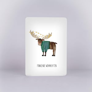 Weihnachtskarte - Frohe Weihnachten - Nachhaltige Weihnachtskarten - Postkarten für Weihnachten