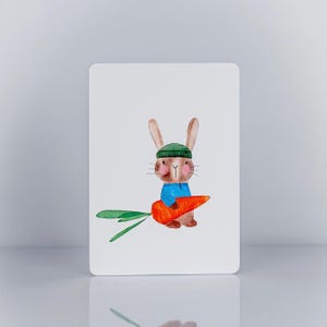 Hase mit Karotte