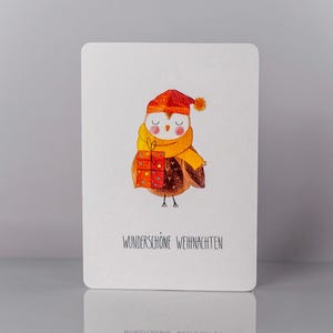 Süße Eule - Wunderschöne Weihnachten