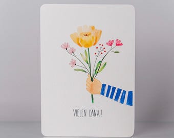 Danke Karte - Dankeschön als Danke Geschenk - Dankeskarten