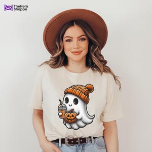 Cute Ghost PNG Halloween Png Fall PNG Ghost Pumpkin Png Ghost Clipart Fall Designs Ghost Halloween Graphics Transparent PNG Digital Download