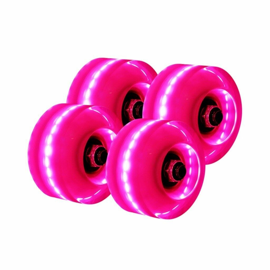 LED Light Up Roller Skate Wheels 8 Wheels ABEC5 Bearings Etsy