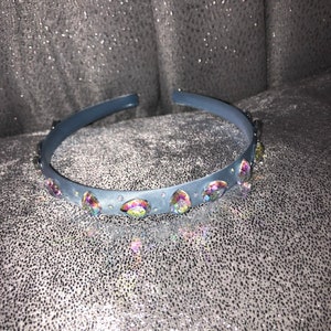 Iced Gem Headband in Sky Blue