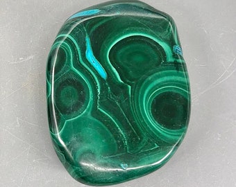 Malachite Palm Stone, Natural Healing Crystal Home Decor MC01-05