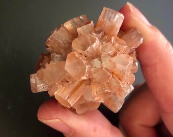 Raw Healing Crystal Artisan Pewter Aragonite Star Cluster Copper Statement Pendant Chakra Crystal Boho Aragonite Pendant