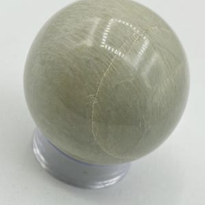Garnierite Sphere, Green Moonstone Crystal, Handcrafted (2.35 inch) S01-59