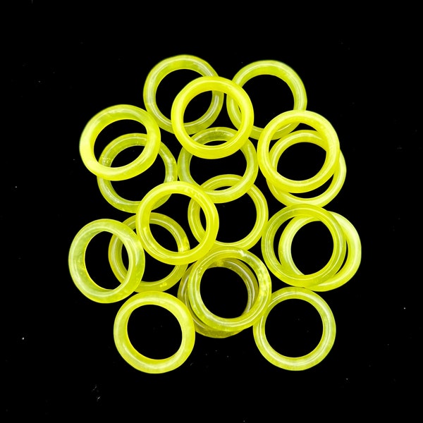 Yellow Jade Ring, Jade Ring, Jade Ring in Regular Width, Jade band ring, 6mm Natural Untreated, R01-01