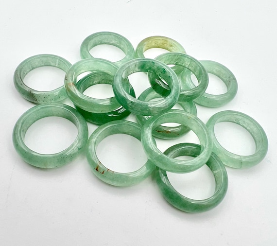 Green aventurine crystal ring deals