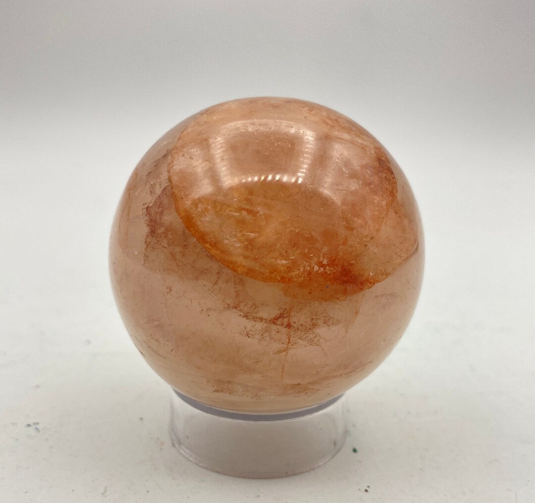 Hematoid Quartz Sphere, Fire Quartz Sphere, Crystal Sphere, Healing