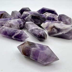 Amethyst Double Terminated, Amethyst Tower, Amethyst Point, Amethyst Obelisk, Healing Crystal, Natural Amethyst, Gift, Home Décor OP01-32