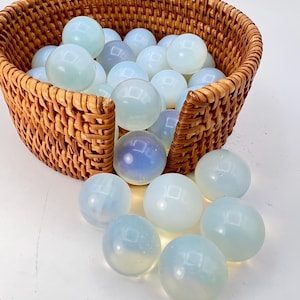 Esfera de Opalita, Bola de Cristal Sintética, Sanación Reiki (30 mm) S03-04
