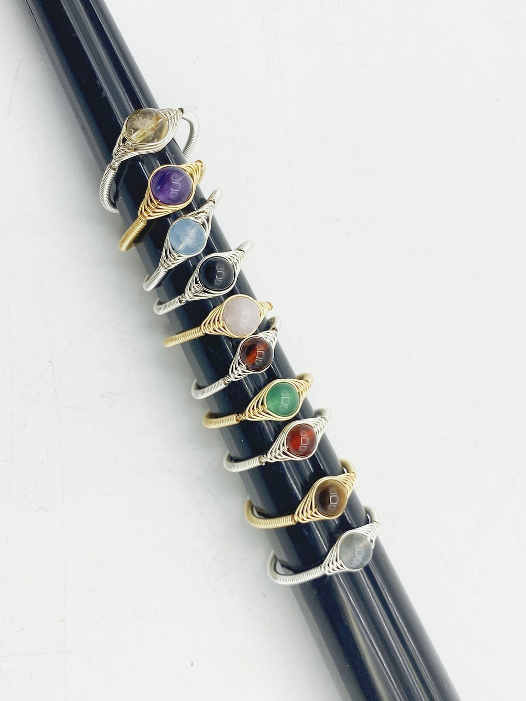 Gemstone Rings, Crystal Rings, Wire Wrapped Rings, Healing Rings ...