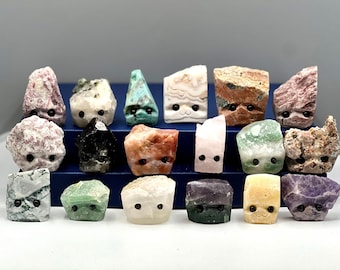 Crystal Hedgehogs, Hand Carved Healing Stone, Home Decor C01-41