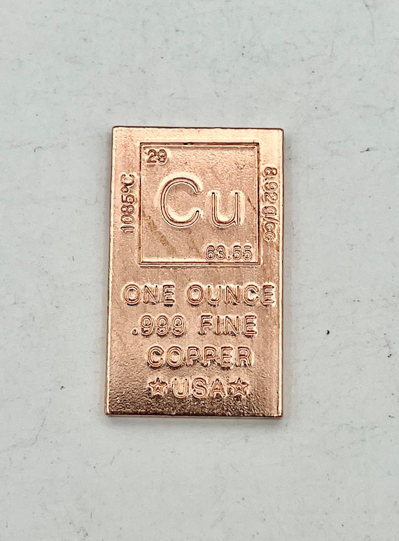 pure copper ingot