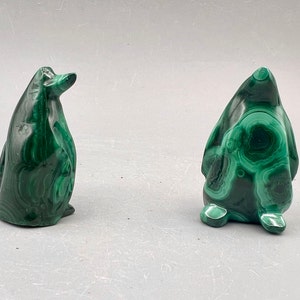 Malachite Penguins, Handmade Carved Penguins,, Natural Malachite, Malachite Handmade, Healing crystal, Animal, Gift, Chakra, Décor, MC01-47