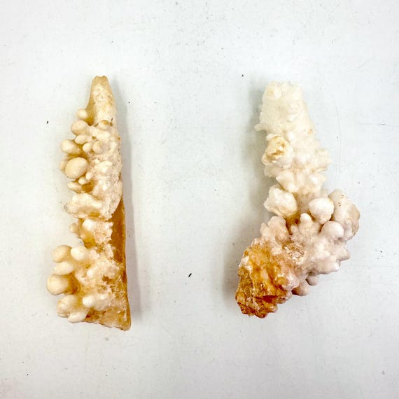 Natural Stalactite Calcite, Cave Crystal Mineral Specimen, Reiki Chakra Stone  RM01-76