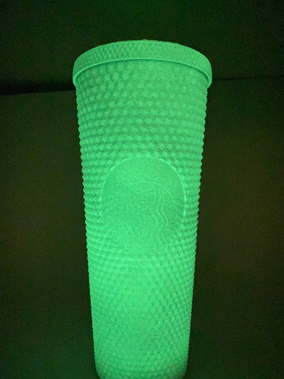 Starbucks studded tumbler glow in the dark customized hand Etsy