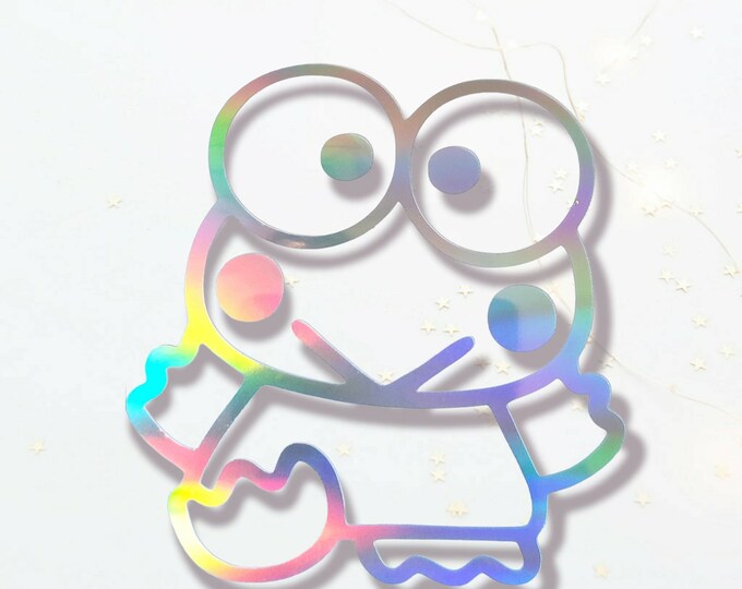 Cute Frog Vinyl Decal Sticker (die-cut Decal) - Etsy