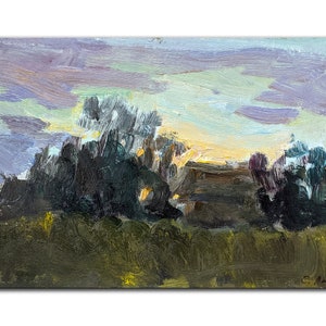 LANDSCAPE PAINTING, Original oil painting by Ukrainian artist S.Lazareva, 2007, Simonov. Modern oil painting, Nature Scene, Scenic View