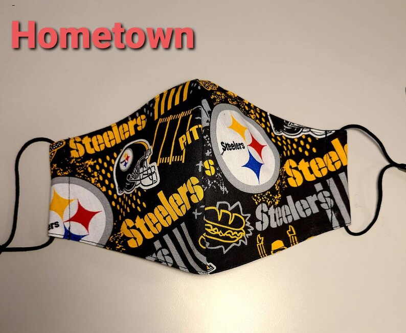 Pittsburgh Steelers Face Mask Etsy