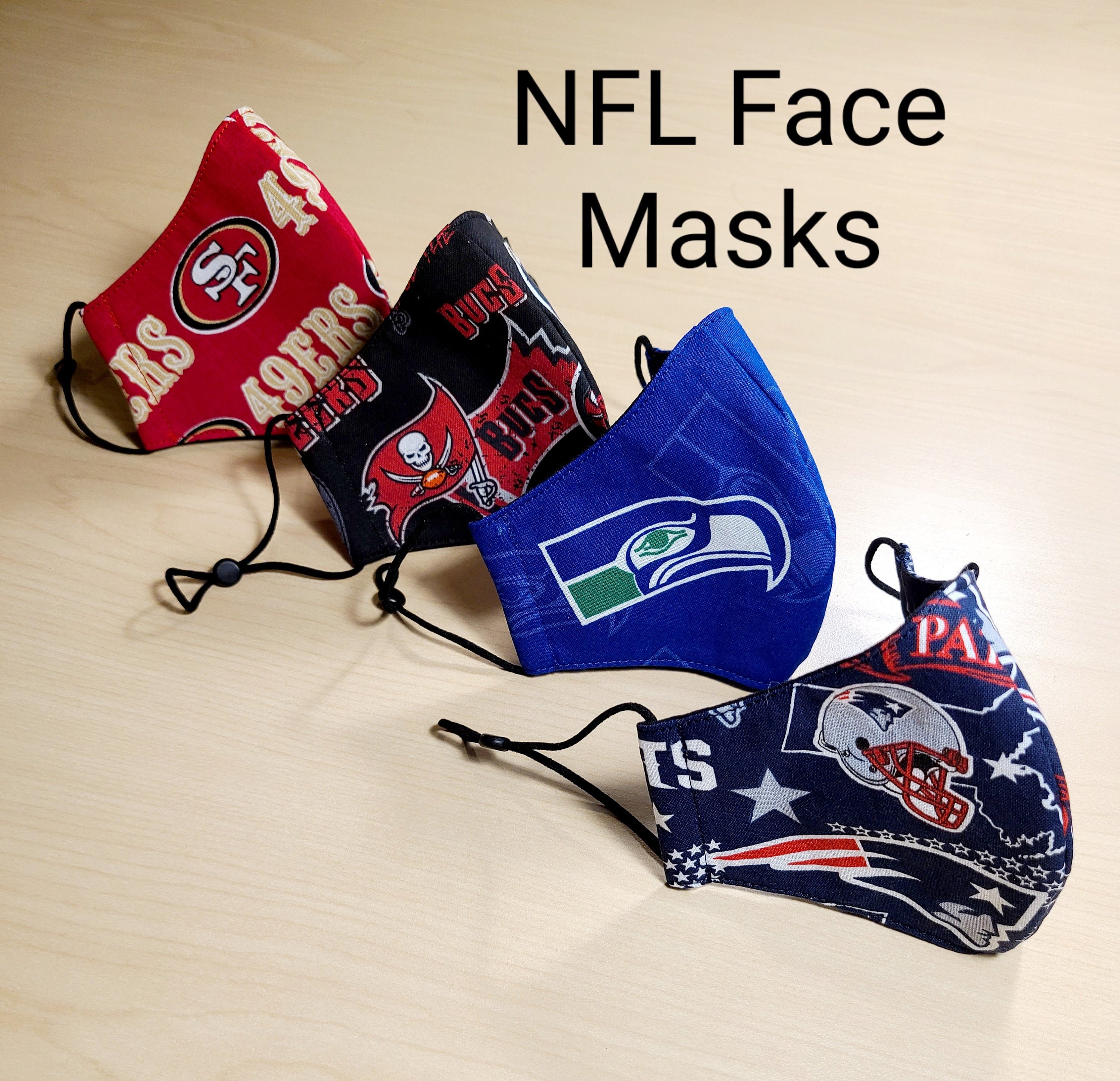 Football Teams Face Masks Etsy