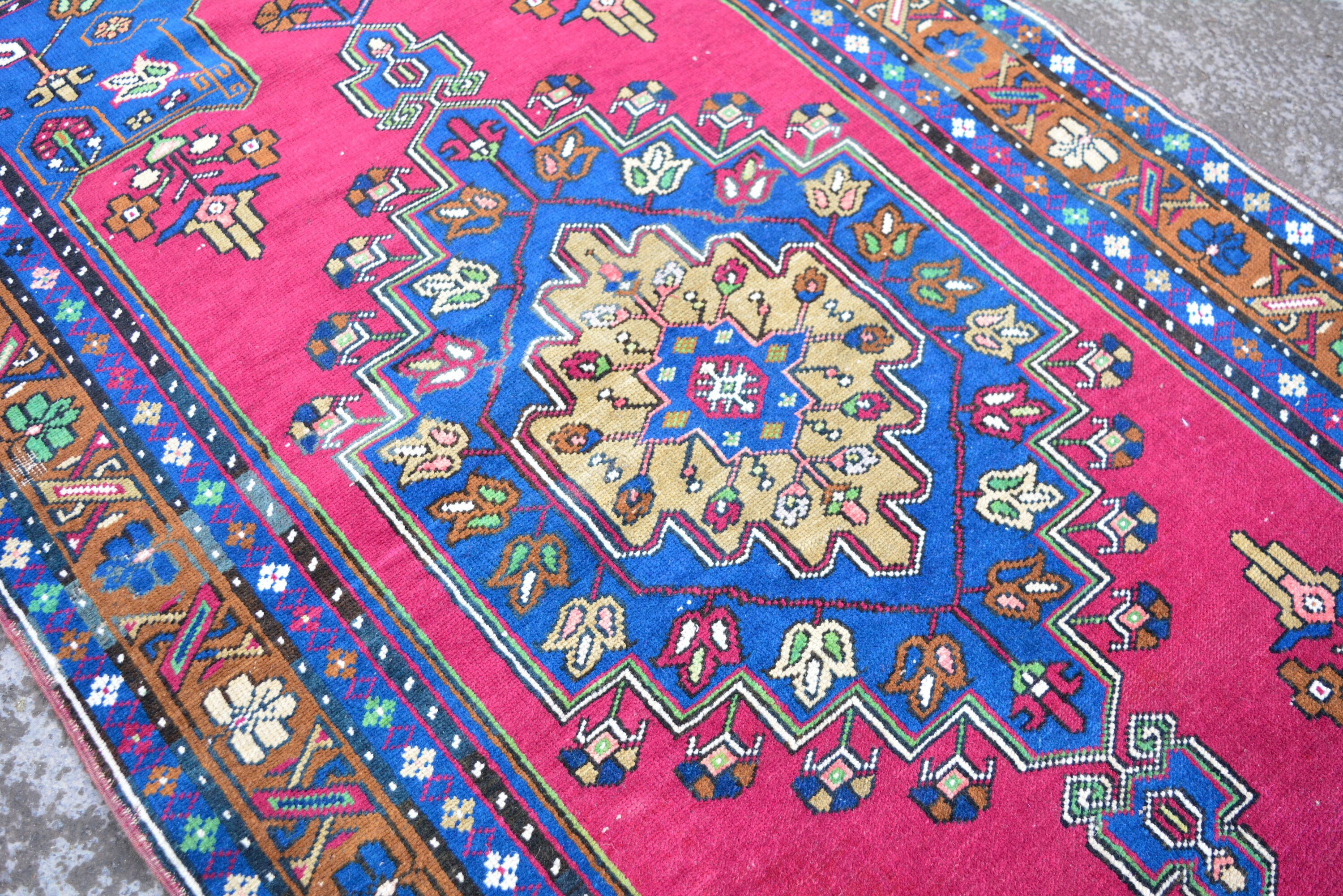 Vintage Oushak Rug 3.2x6.5Turkish RugUnique Rug For Etsy