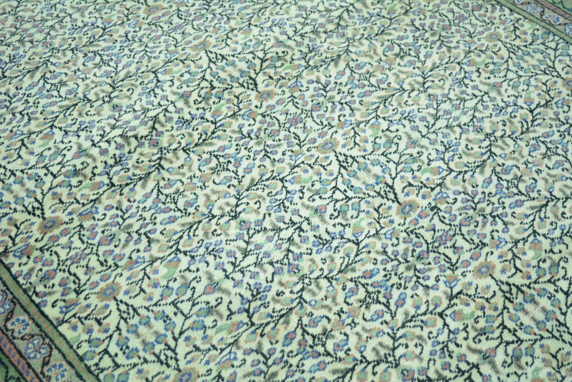 Dekorativer Teppich 48x7 Oushak Teppich handgeknüpfter | Etsy