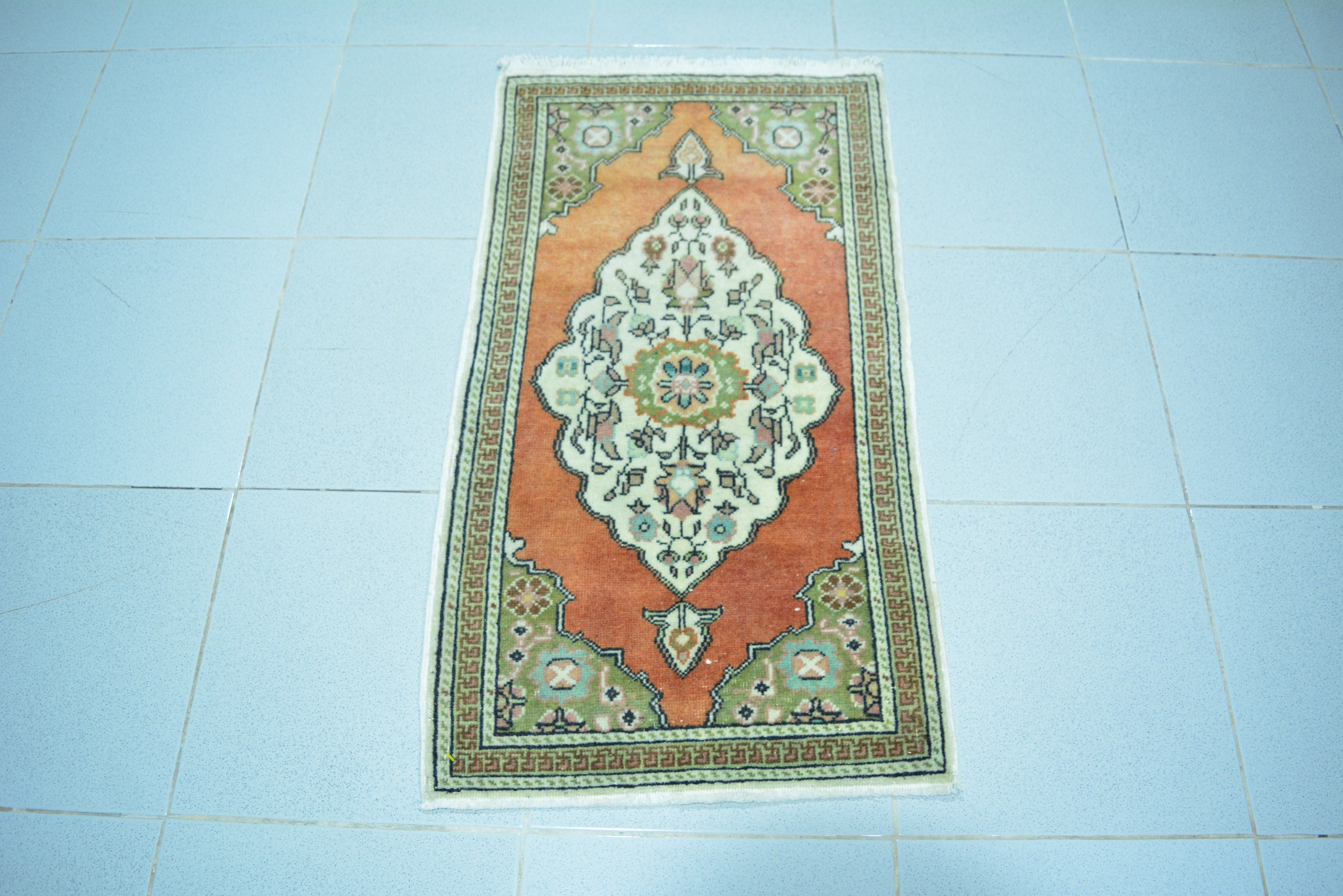 Rugs Home & Living Vintage Door Mat,1.6x3.1ft,Handmade Floor Rug,Old ...