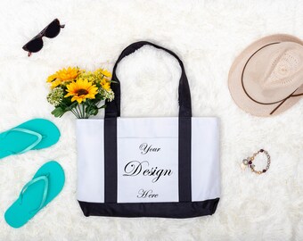 Beach Tote Mockup Etsy