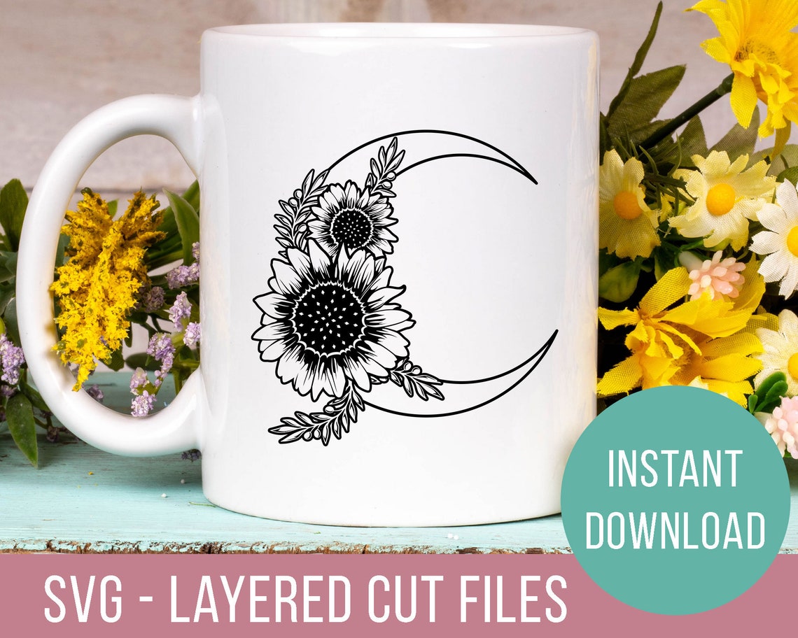 Free Free 280 Sunflower Moon Svg SVG PNG EPS DXF File