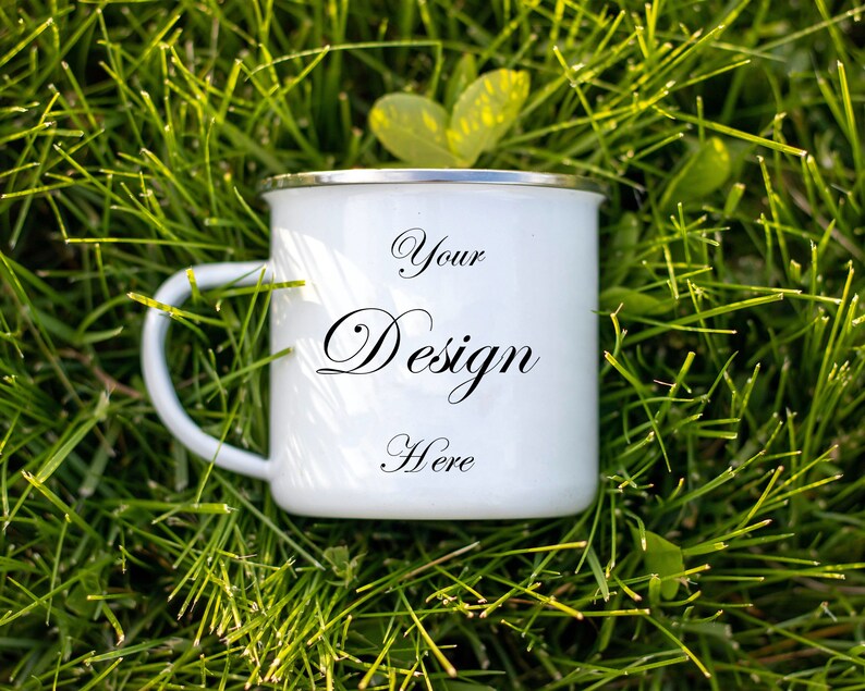 Download Camping Mug Mockup / Enamel Mug Mockup / Coffee Mug Mockup / | Etsy