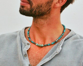 Short Men's Necklace - Etsy