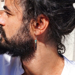 Men's single hotsell hanging earring